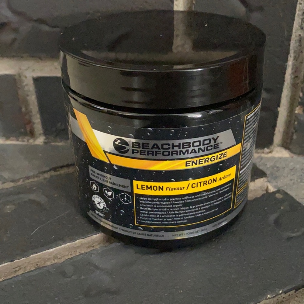 Beachbody Energise lemon flavour